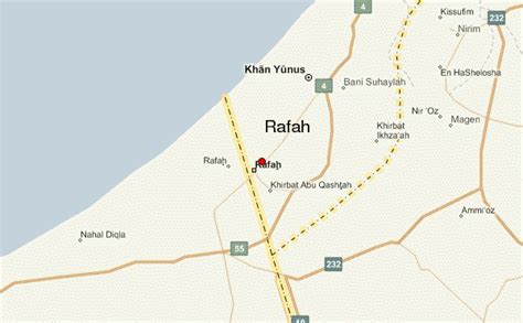 rafah map